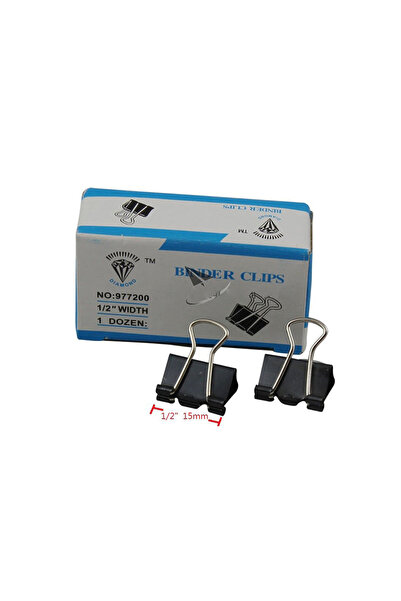 DIAMOND ΚΙΝΕΖΙΚΑ ΚΛΙΠΣ 1001 15mm ΜΑΥΡΟ 977200