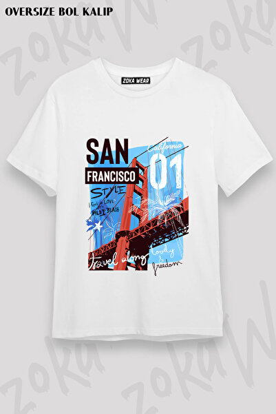 ZOKAWEAR San Francisco California Printed T-Shirt