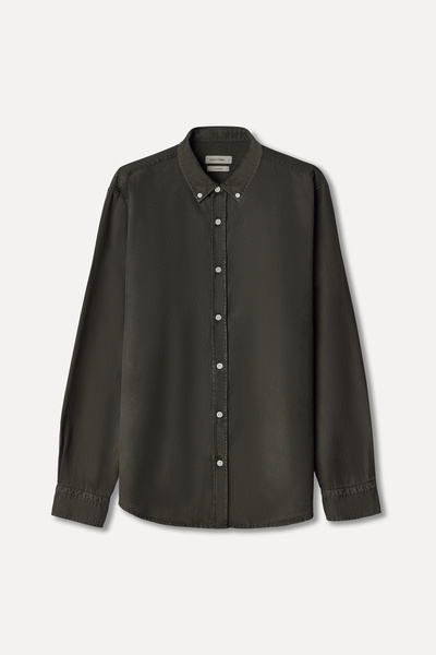 Mudo Men's Brown Regular Fit Shirt