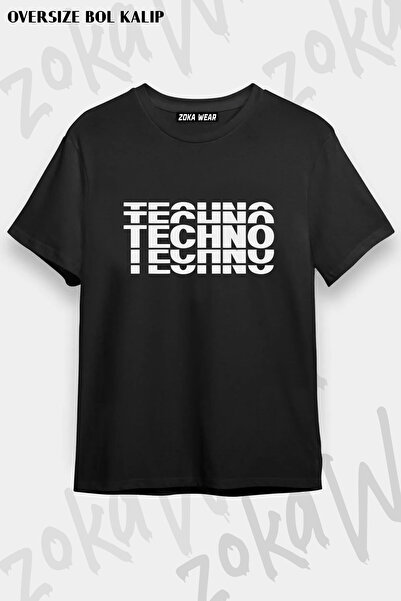 ZOKAWEAR Techno Festival Music House Periodic Printed T-Shirt