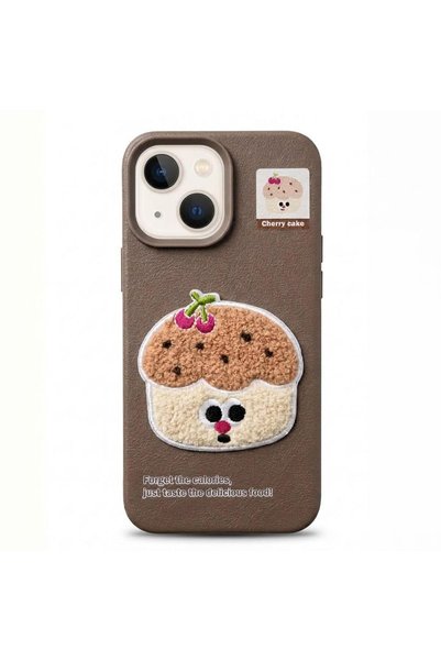 Microsonic Stitched Puppy Plush Cherry Cake Case Compatible with the Apple iP...