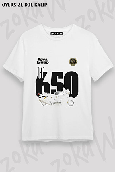 ZOKAWEAR Royal Enfield Gt 650 Printed T-Shirt