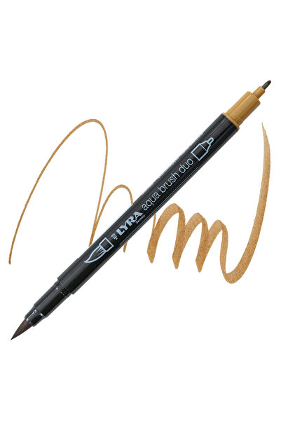 LYRA Μαρκαδόροι Aqua Brush Duo Καφέ οκρέ L6520082