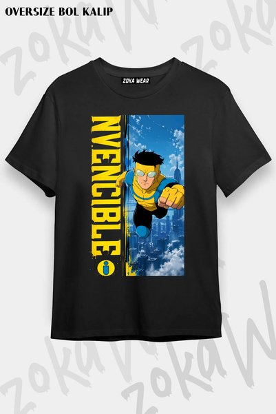 ZOKAWEAR تي شيرت مطبوع Invincible v9