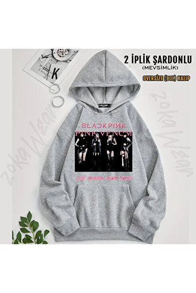 ZOKAWEAR Blackpink Kpop Printed Hooded Sweatshirt