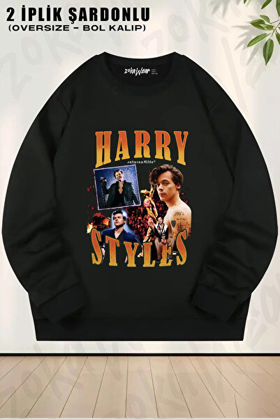 ZOKAWEAR Harry Styles Unis Printed Crew Neck Sweatshirt