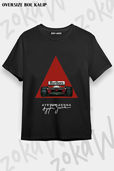 ZOKAWEAR Ayrton Senna Printed T-Shirt