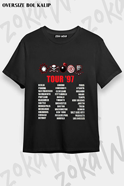 ZOKAWEAR Tour 97 Rock Kmfdm Printed T-Shirt