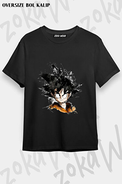 ZOKAWEAR Dragon Ball Tisort Super Saiyan Son Goku Printed T-Shirt