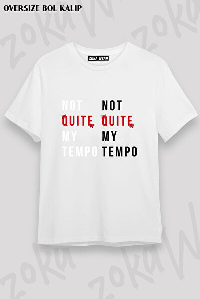 ZOKAWEAR Not Quite My Tempo Drummer Printed T-Shirt