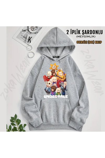 ZOKAWEAR Undertale Sans V1 Printed Hooded Sweatshirt