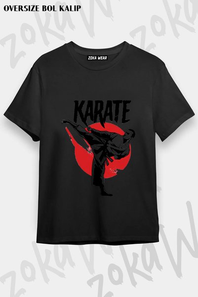 ZOKAWEAR تي شيرت مطبوع عليه رياضة الكاراتيه