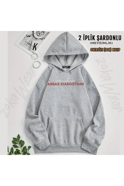 ZOKAWEAR سويت شيرت بقلنسوة مطبوع عليه منتج من سلسلة يونيتمين سيريسي أبوس كيار...