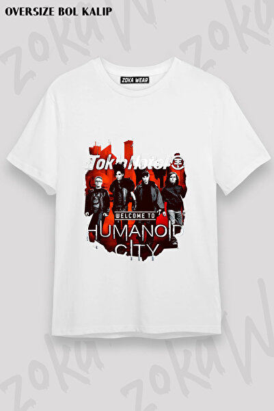 ZOKAWEAR Tokio Hotel Welcome to Humanoid City Printed T-Shirt