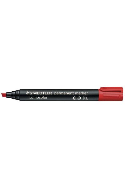 Staedtler ΜΑΡΚΕΡ 350 ΜΑΡΚΕΡ ΠΕΡΜΑΝΕΝΤ ΜΕ ΣΚΑΠΤΙΚΗ ΜΥΤΗ ΚΟΚΚΙΝΟ