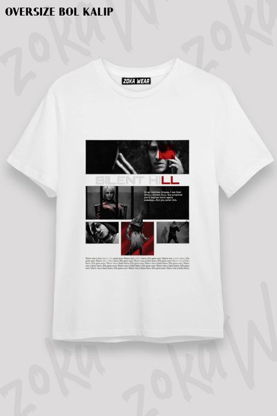 ZOKAWEAR تي شيرت مطبوع عليه سايلنت هيل