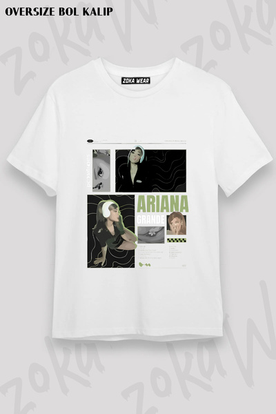 ZOKAWEAR Ariana Grande B Printed T-Shirt