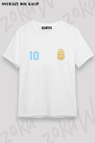 ZOKAWEAR Argentina Messi Maradona Custom Printed T-Shirt