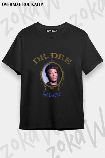 ZOKAWEAR تي شيرت مطبوع عليه Dr Dre - The Chronic