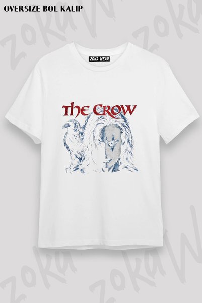 ZOKAWEAR Vintage film The Crow Eric Draven Gothic Cinema majica sa printom vrane