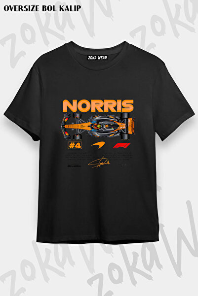 ZOKAWEAR Lando Norris Formula 1 Printed T-Shirt