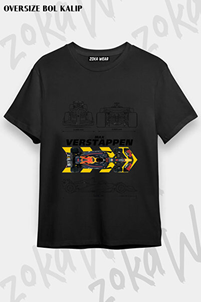 ZOKAWEAR Max Verstappen Formula 1 V3 Printed T-Shirt