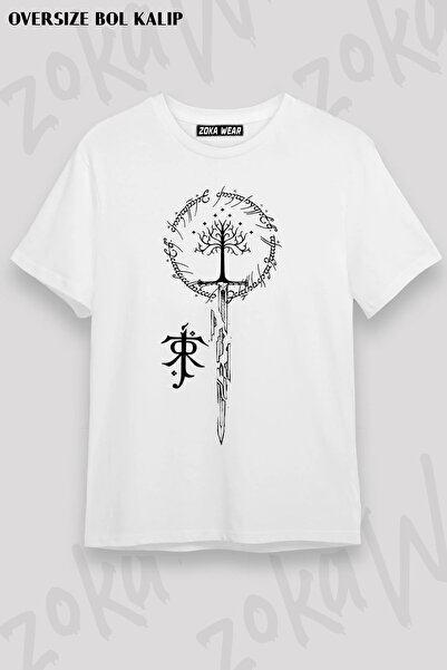 ZOKAWEAR Lord Of The Rings Printed T-Shirt
