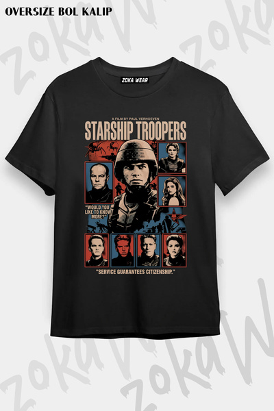 ZOKAWEAR Starship Troopers Printed T-Shirt