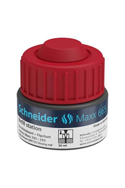 SCHNEIDER ΜΕΛΑΝΙ ΜΑΡΚΑΔΟΡΟΥ ΛΕΥΚΟΠΙΝΑΚΑ 665 (σταθμός αναπλήρωσης) ΚΟΚΚΙΝΟ