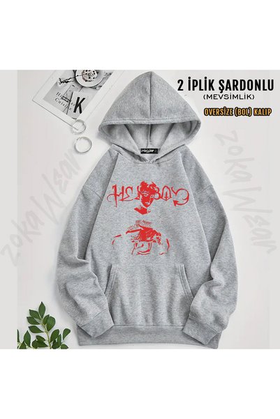 ZOKAWEAR Lil Peep Hellboy Custom Printed Hooded Sweatshirt