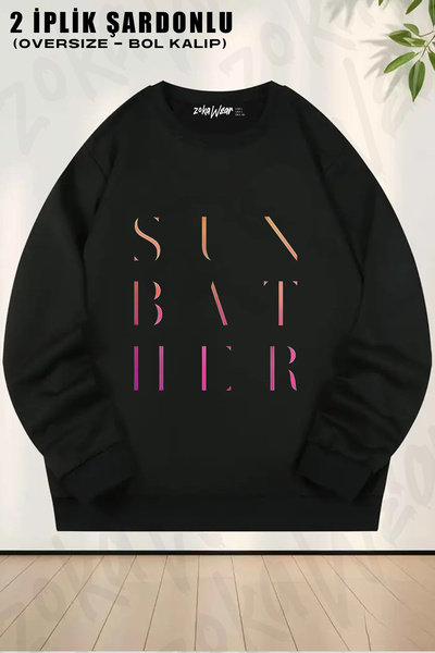 ZOKAWEAR Sunbather Deafheaven Printed Crew Neck Sweatshirt