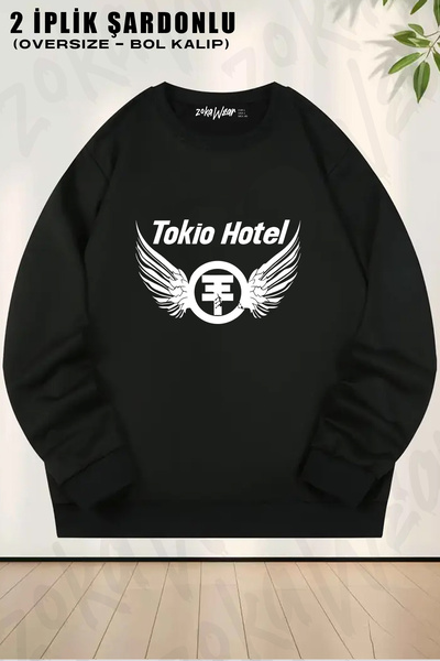 ZOKAWEAR Tokio Hotel Rock Music Band Printed Crew Neck Sweatshirt