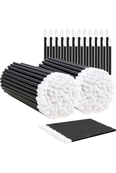 Yelajoy 200 PCS Lip Brush, Disposable Applicators, Makeup Wand Set, Cotton Ti...