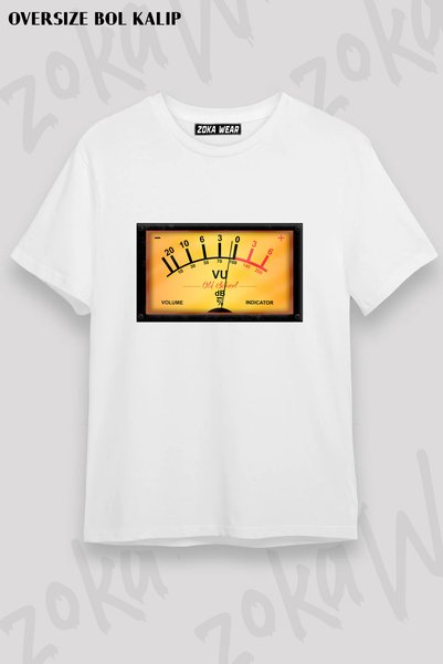 ZOKAWEAR تي شيرت مطبوع عليه Old-School Audiophile Muzik
