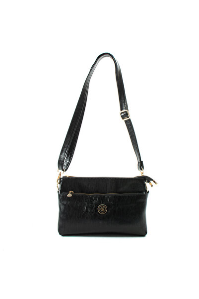 Sanmorris Women's Multi-Compartment Zippered Daily Shoulder Bag S-1450 Lezard