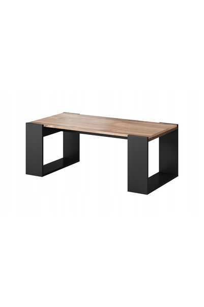 Cama Meble Bancă/Masă din lemn 120x54cm Stejar Wotan + Antracit