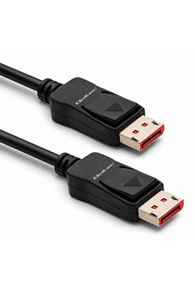 Qoltec DP80 Cablu DisplayPort 2.1 5m 8K 54 Gb/s video și audio ecranat