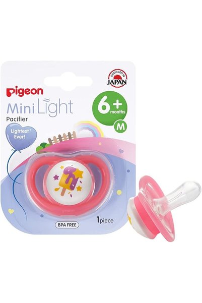 Pigeon Minilight Pacifier M Size Girl, Piece of 1