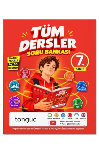 Tonguç Yayınları 7. Sınıf Tüm Dersler Soru Bankası -