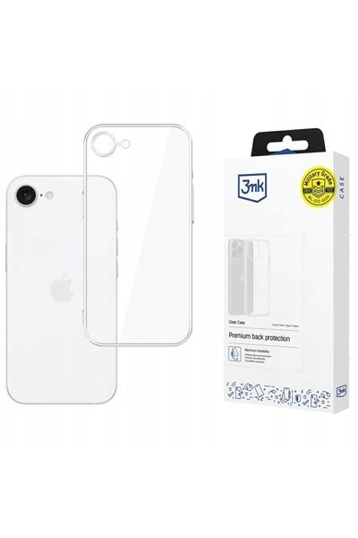 3MK Husă transparentă iPhone 16E Design subțire de protecție transparentă 3M0...