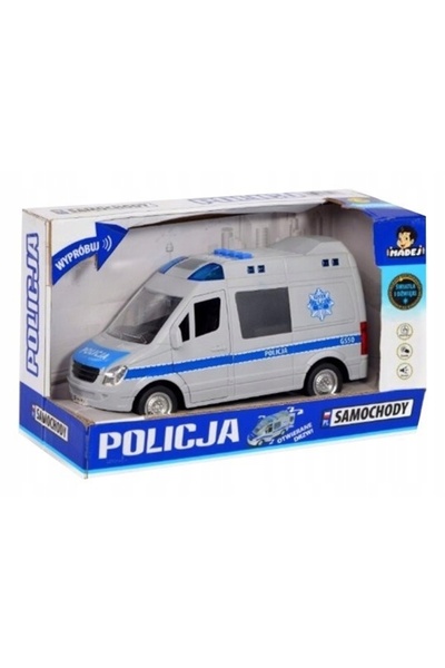 MADEJ Mașină de Poliție 075007 1:16 Sunete Lumini Uși care se deschid