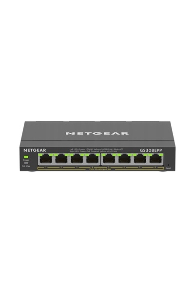 NETGEAR Switch GS308EPP-100PES 8xGE PoE+ 123W Gigabit Management SMB