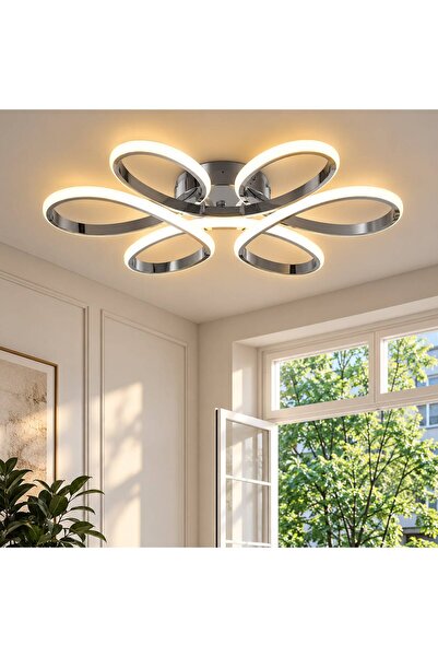 MODERN PLAFONYER PAPATYA 3 RENK AVİZE