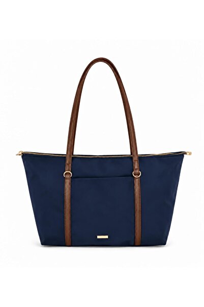 TENA Women's Navy Blue Handle Bag