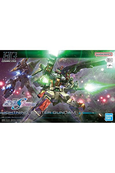 BANDAI GUNPLA HGCE 1/144 LIGHTNING BUSTER GUNDAM Figurină Model de Colecție