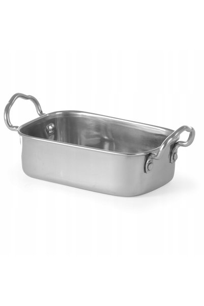 HENDI Tavă mică pentru prăjit 185x95x45mm Oțel inoxidabil Gastronomic CE