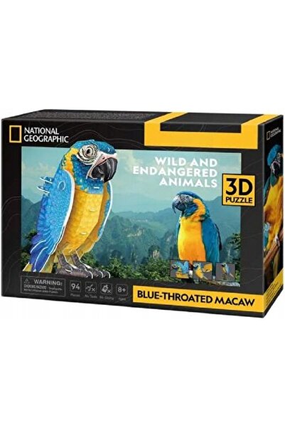 Dante Puzzle 3D Cubic Fun 306-DS1097H 88 Safirul Ara Animale Educative