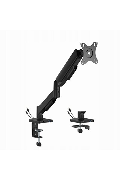 Gembird Suport monitor MA-DA1U-01 Reglabil 17 "-32 " Negru cu USB