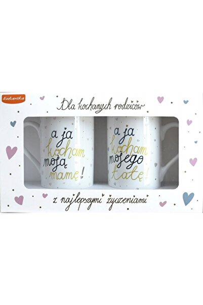 KUKARTKA Set de căni  "Dragoste pentru Mama și Tata " - Cadou perfect pentru ...