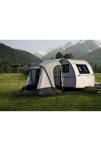 REIMO Cort, vestibul pentru rulotă de camping, cu o singură structură pneumat...